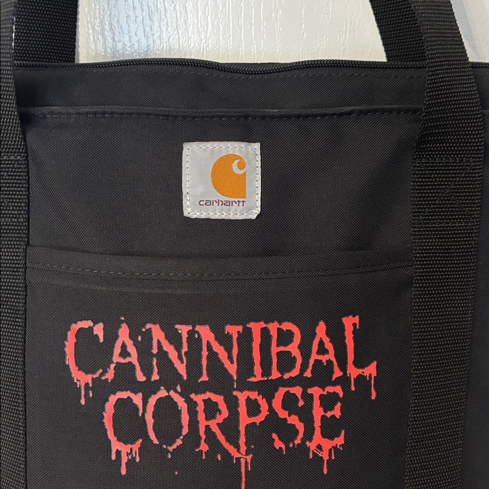 Cannibal Corpse x Carhartt Tote/Cooler Bag. 2 Compartments. Insulated. - Picture 3 of 10